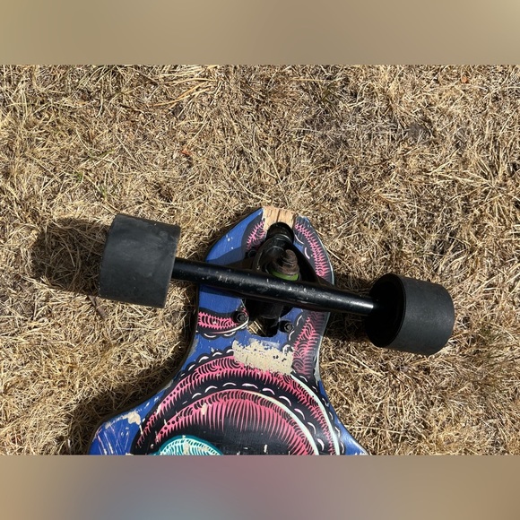 Vintage Mercer Longboard 🛹 Skateboard Alien Design - Picture 3 of 6